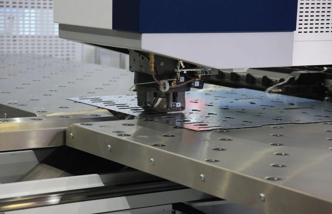 CNC sheet-metal punching process